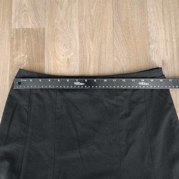 Dalia Women's Size 10‎ Maxi Skirt Flare Hem Career Casual Black Modest - Picture 5 of 9